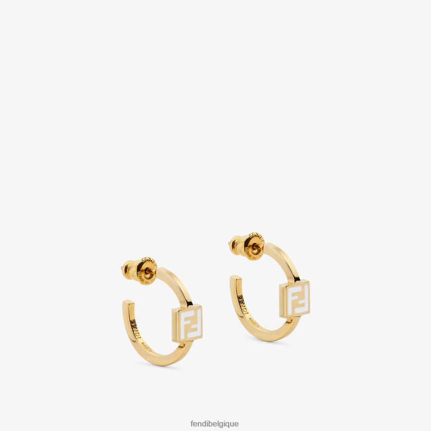 bijoux Fendi boucles d'oreilles pour toujours or femmes 8X8J2J1666 Fendi Sac