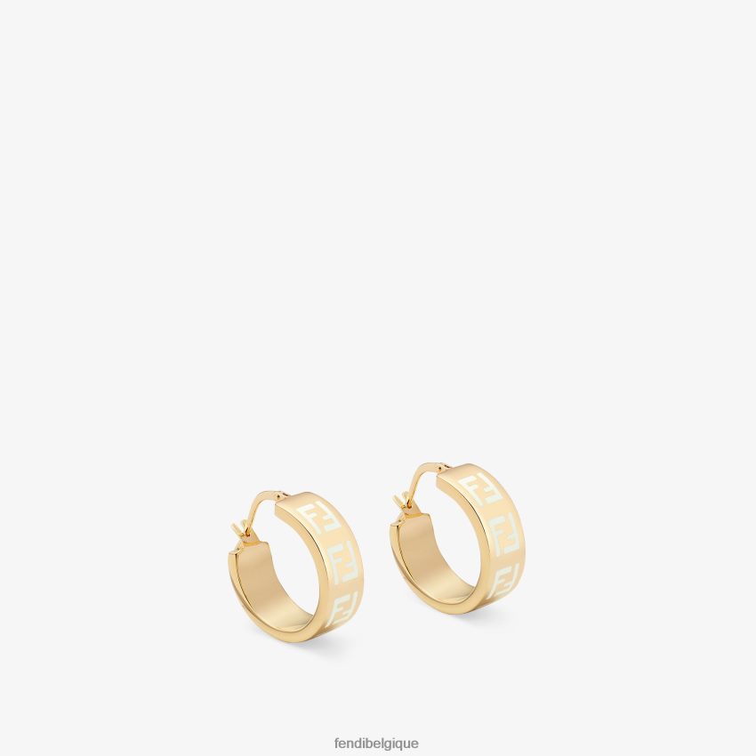 bijoux Fendi boucles d'oreilles pour toujours or femmes 8X8J2J1732 Fendi Sac