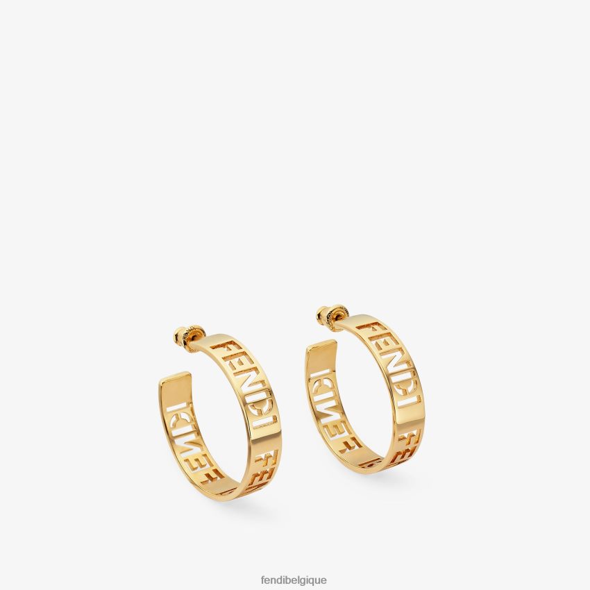 bijoux Fendi petites boucles d\'oreilles signature mode femmes 8X8J2J1778 Fendi Belgique