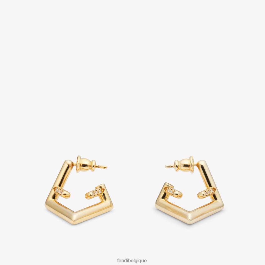 bijoux Fendi premières boucles d'oreilles argent femmes 8X8J2J1689 Fendi Lunette De Soleil