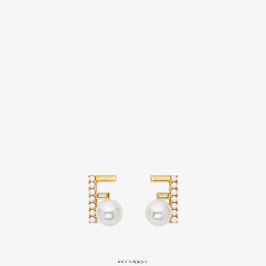 bijoux Fendi premières boucles d'oreilles or femmes 8X8J2J1714 Fendi Sac