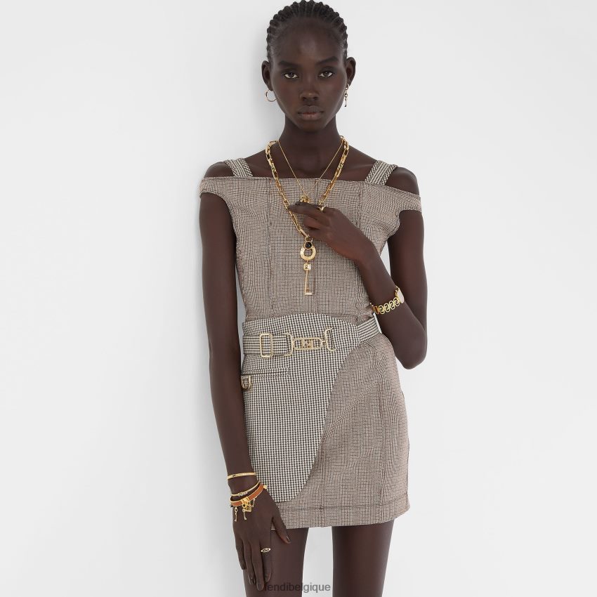 bijoux Fendi bracelet signature or femmes 8X8J2J1730 Fendi Belgique