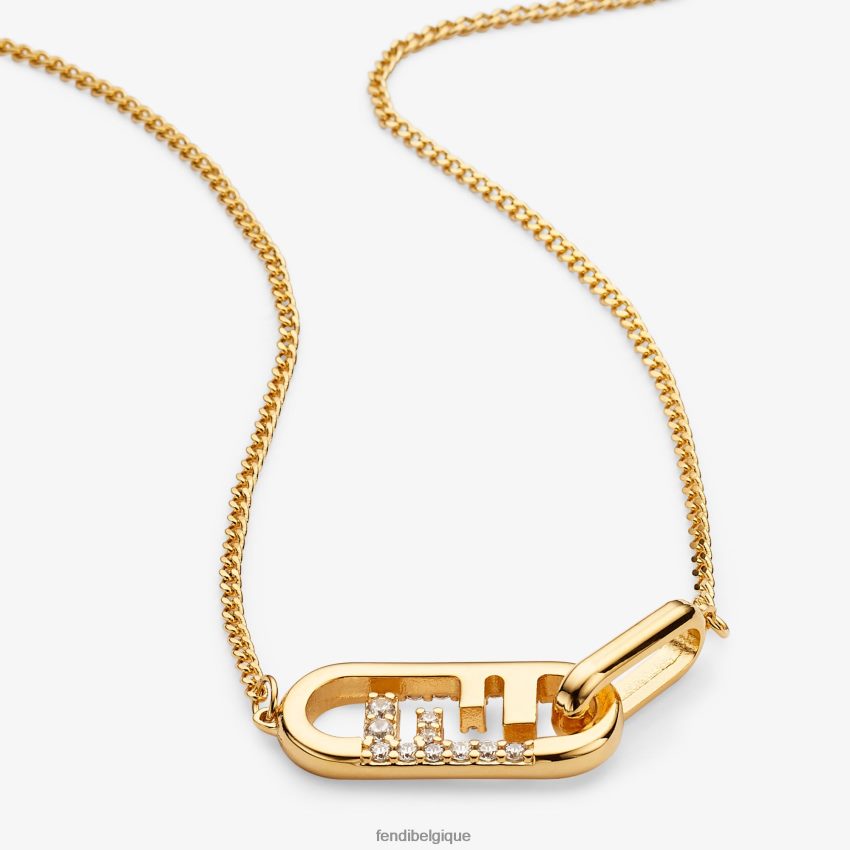 bijoux Fendi collier o\'lock or femmes 8X8J2J1681 Fendi Sac