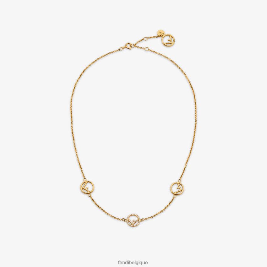 bijoux Fendi collier or femmes 8X8J2J1619 Fendi Belgique