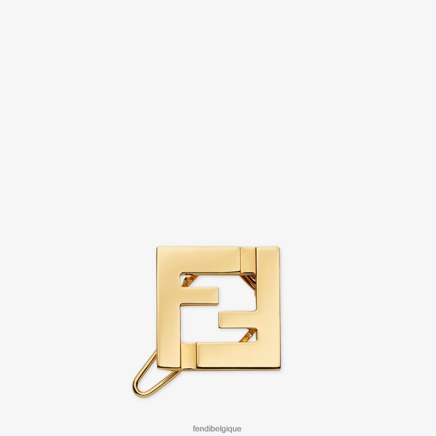 bijoux Fendi pince à cheveux en métal or femmes 8X8J2J66 Fendi Lunette De Soleil
