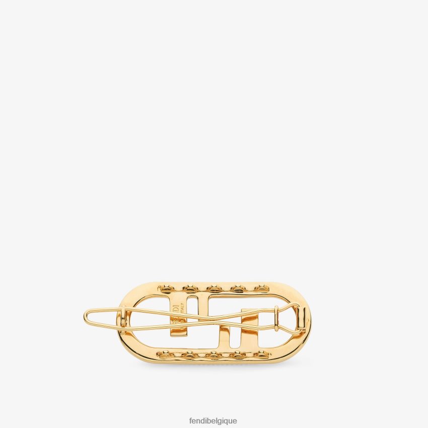 bijoux Fendi pince à cheveux or femmes 8X8J2J375 Fendi Lunette De Soleil