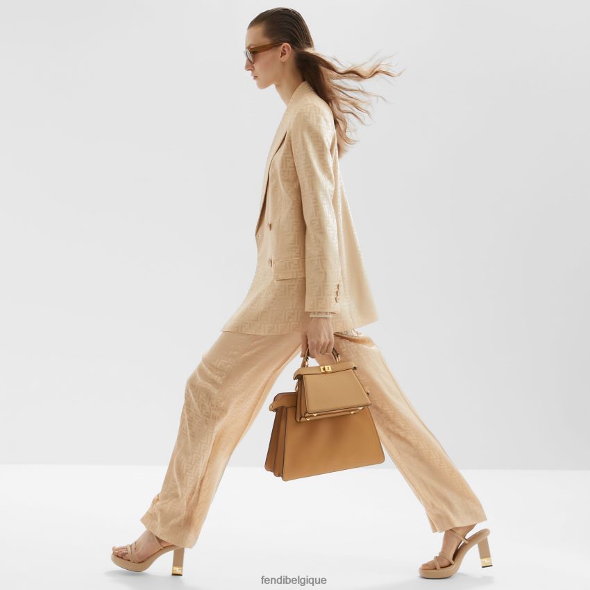 chaussures Fendi sandales en cuir nappa rose femmes 8X8J2J1294 Fendi Sac