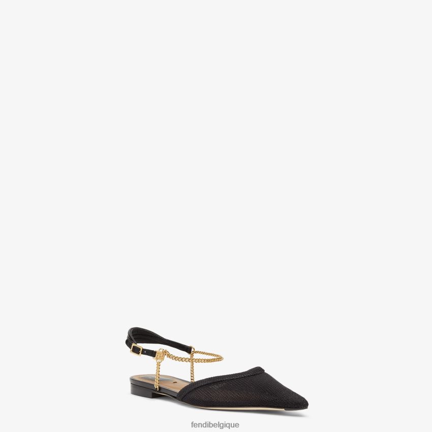 chaussures Fendi escarpins en maille noir femmes 8X8J2J1282 Fendi Sac