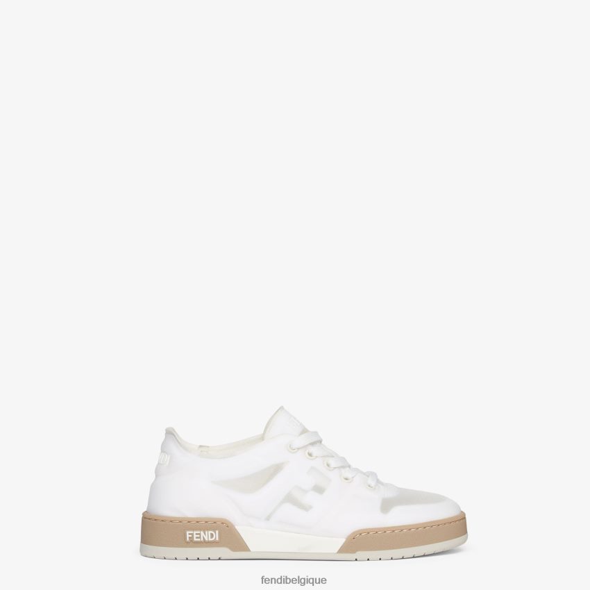 chaussures Fendi hauts en résille blanc femmes 8X8J2J1399 Fendi Sac