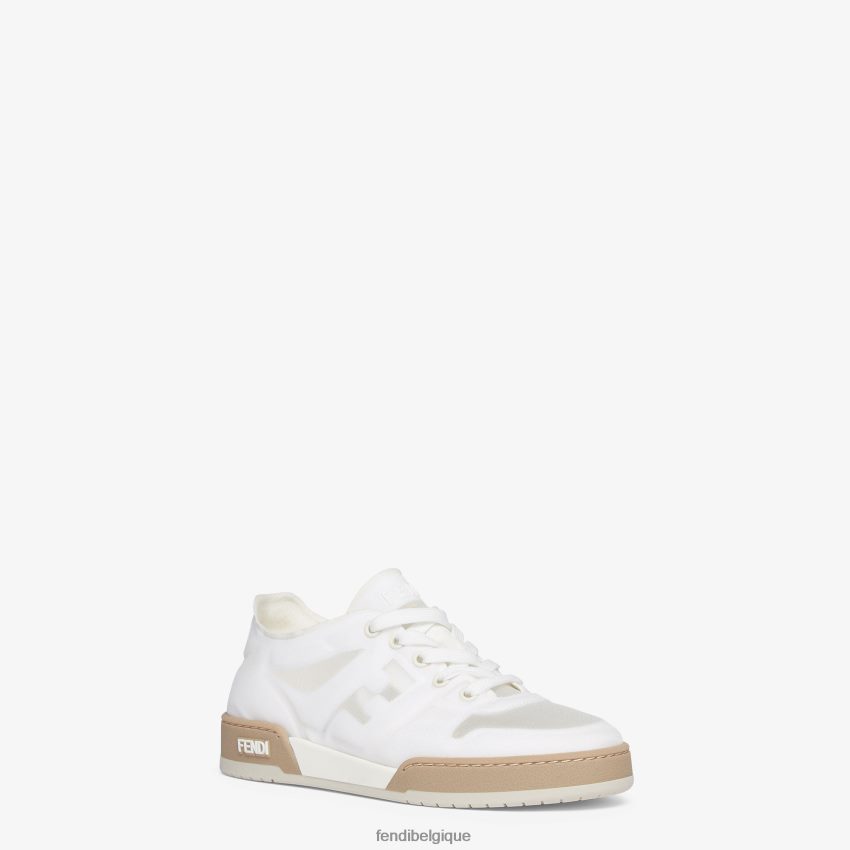 chaussures Fendi hauts en résille blanc femmes 8X8J2J1399 Fendi Sac