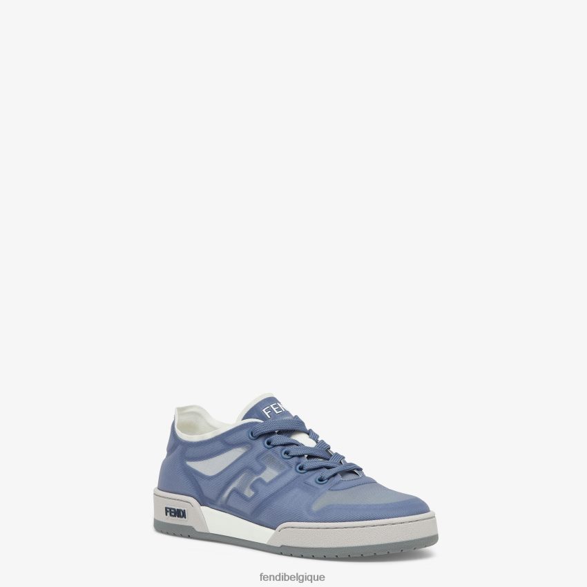 chaussures Fendi hauts en résille bleu femmes 8X8J2J1400 Fendi Belgique