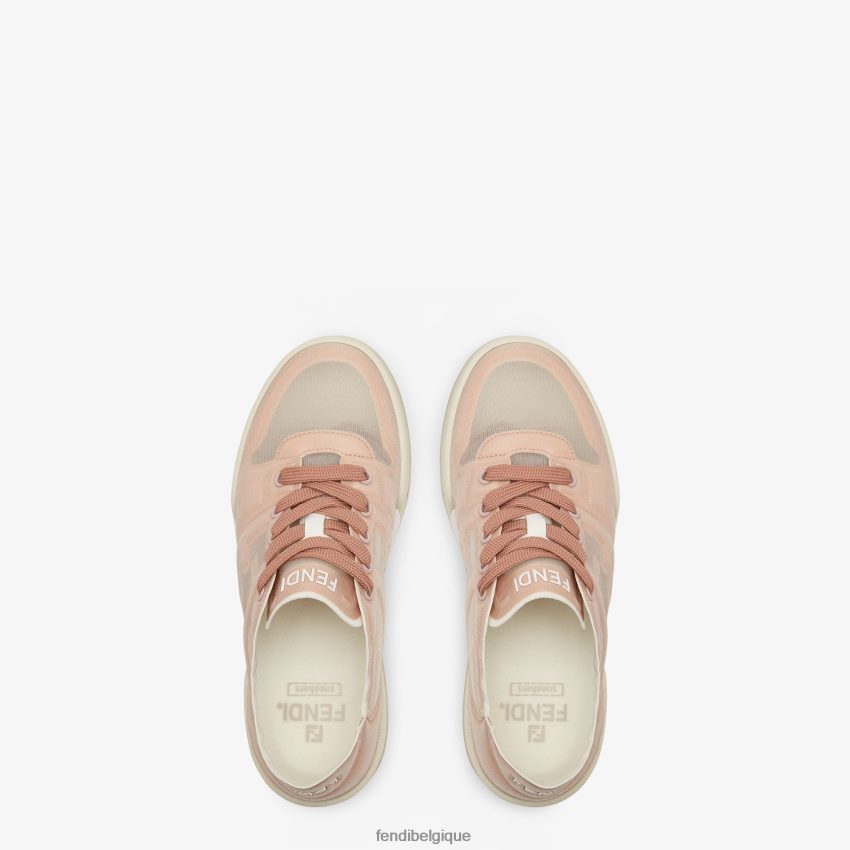 chaussures Fendi hauts en résille rose femmes 8X8J2J1401 Fendi Lunette De Soleil