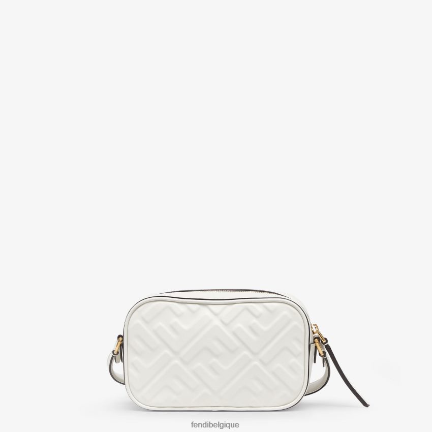 accessoires Fendi mini sac en cuir blanc femmes 8X8J2J670 Fendi Sac