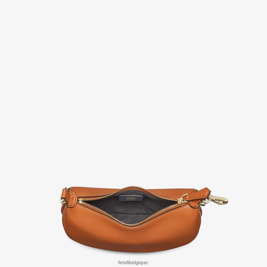 accessoires Fendi mini-sac en cuir graphy brun femmes 8X8J2J528 Fendi Lunette De Soleil