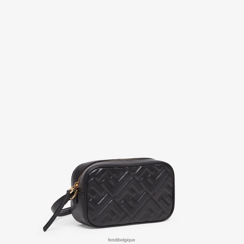accessoires Fendi mini sac en cuir noir femmes 8X8J2J668 Fendi Belgique