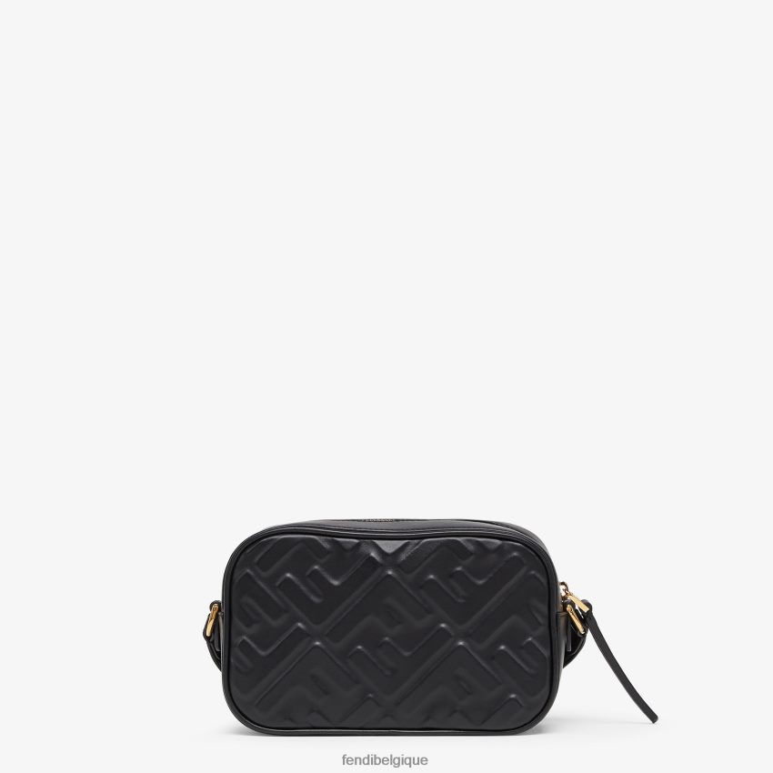 accessoires Fendi mini sac en cuir noir femmes 8X8J2J668 Fendi Belgique