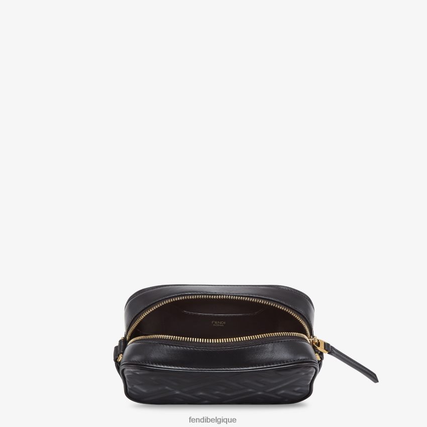 accessoires Fendi mini sac en cuir noir femmes 8X8J2J668 Fendi Belgique