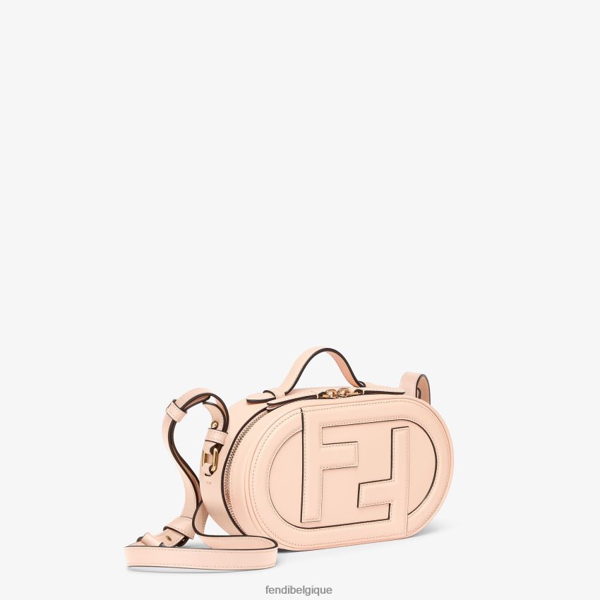 accessoires Fendi mini sac en cuir pâle rose femmes 8X8J2J866 Fendi Belgique