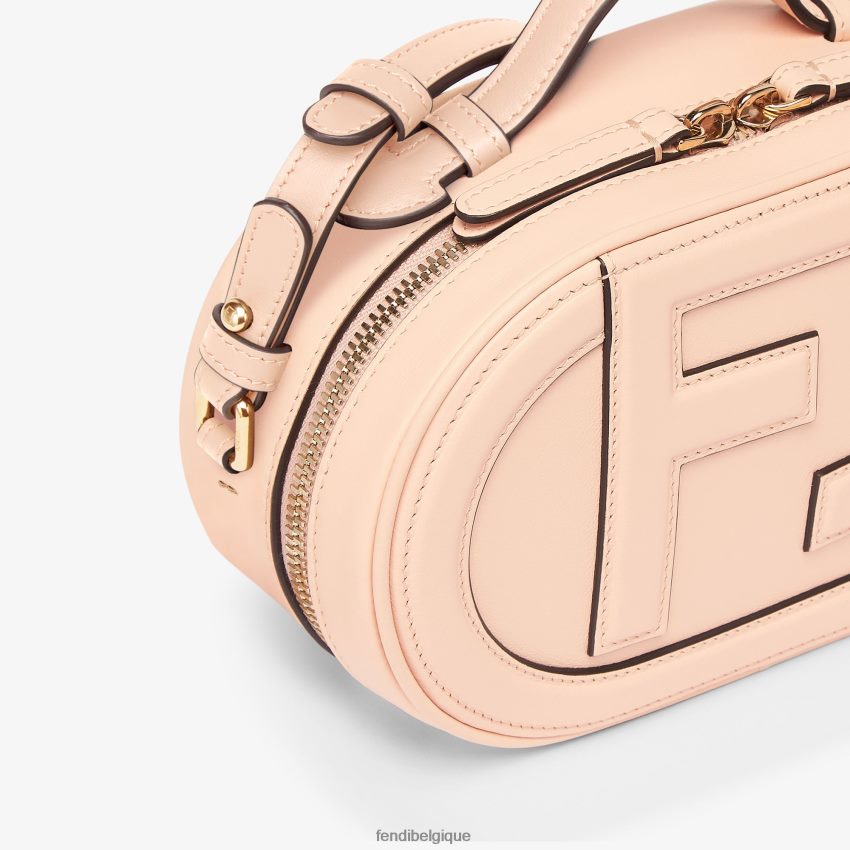 accessoires Fendi mini sac en cuir pâle rose femmes 8X8J2J866 Fendi Belgique