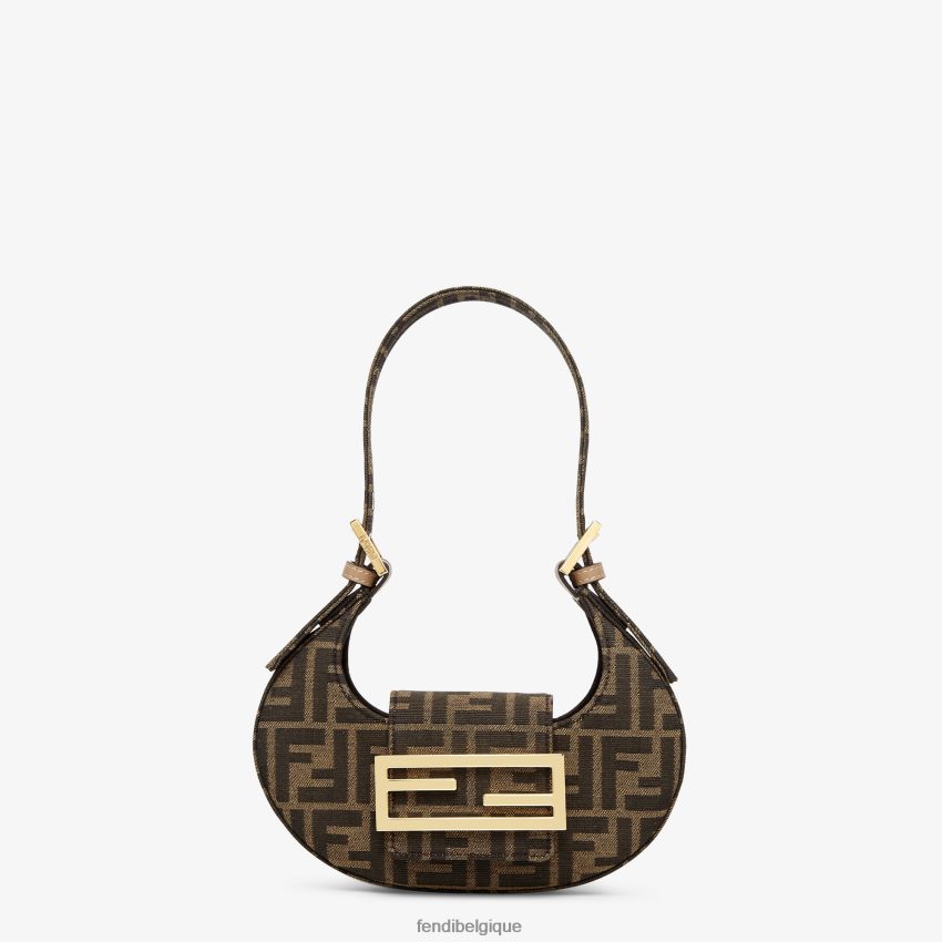 accessoires Fendi mini sac en tissu ff multicolore femmes 8X8J2J587 Fendi Belgique