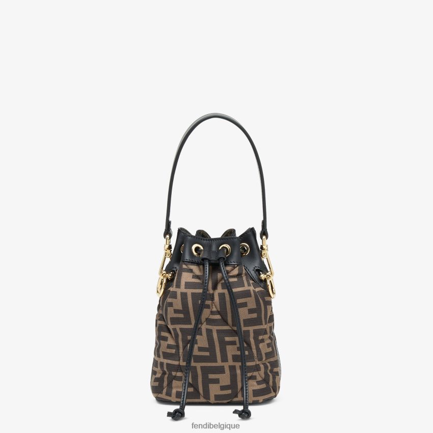 accessoires Fendi mini sac matelassé en soie ff multicolore femmes 8X8J2J897 Fendi Lunette De Soleil