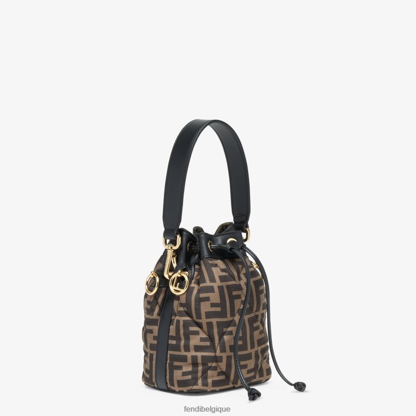 accessoires Fendi mini sac matelassé en soie ff multicolore femmes 8X8J2J897 Fendi Lunette De Soleil