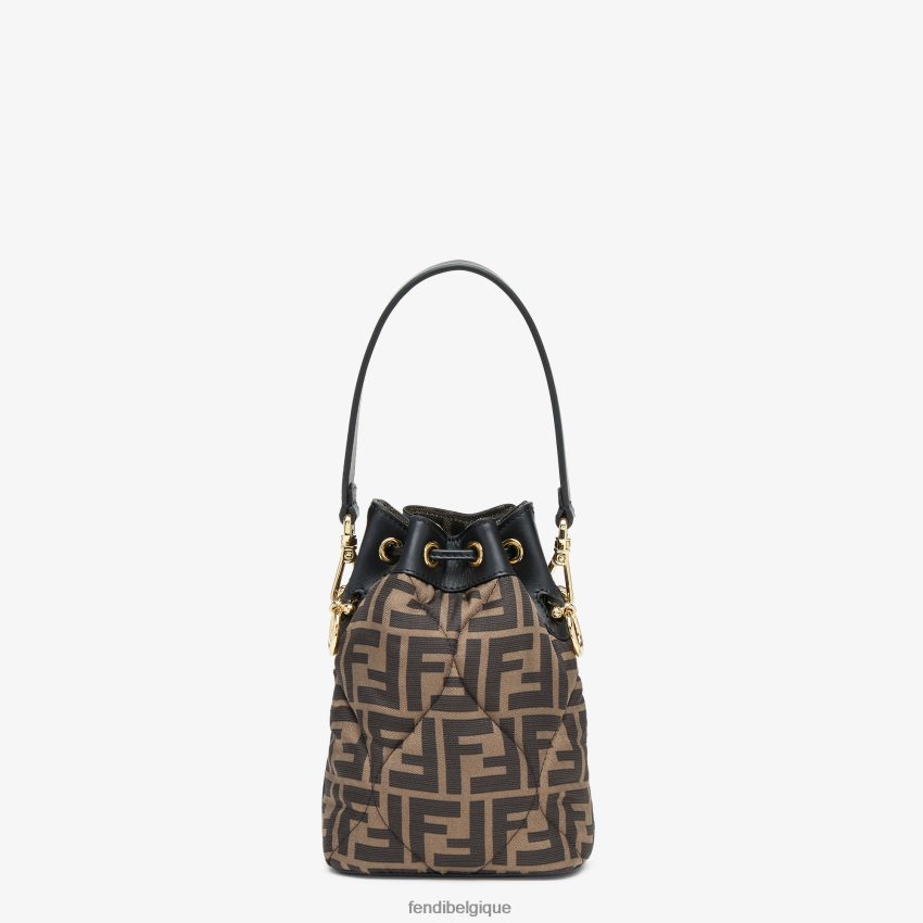 accessoires Fendi mini sac matelassé en soie ff multicolore femmes 8X8J2J897 Fendi Lunette De Soleil