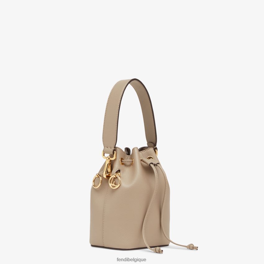 accessoires Fendi mini-sac mon tresor en cuir brun femmes 8X8J2J883 Fendi Sac