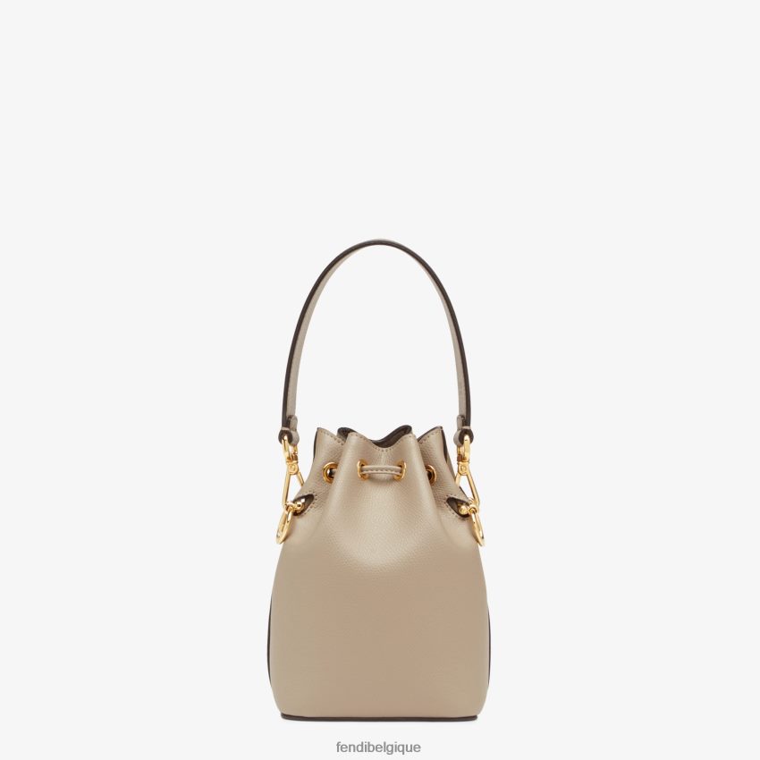 accessoires Fendi mini-sac mon tresor en cuir brun femmes 8X8J2J883 Fendi Sac