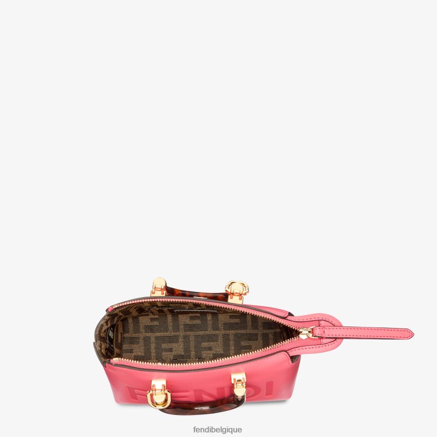 accessoires Fendi petit sac boston en cuir rose femmes 8X8J2J717 Fendi Lunette De Soleil