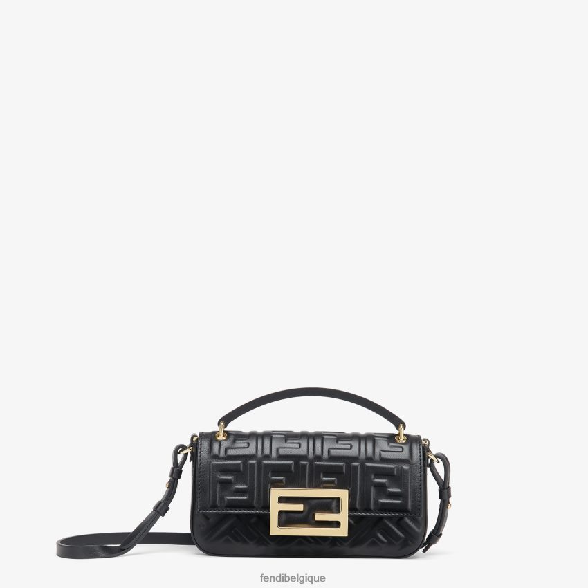 accessoires Fendi pochette en cuir nappa noir femmes 8X8J2J676 Fendi Sac