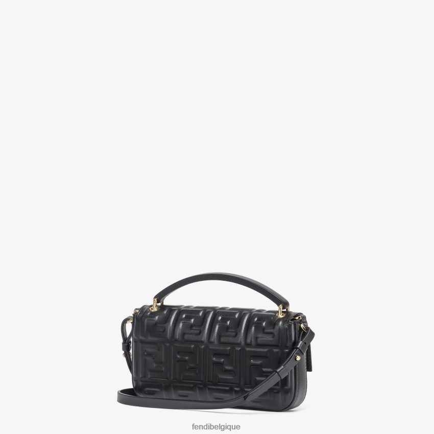 accessoires Fendi pochette en cuir nappa noir femmes 8X8J2J676 Fendi Sac