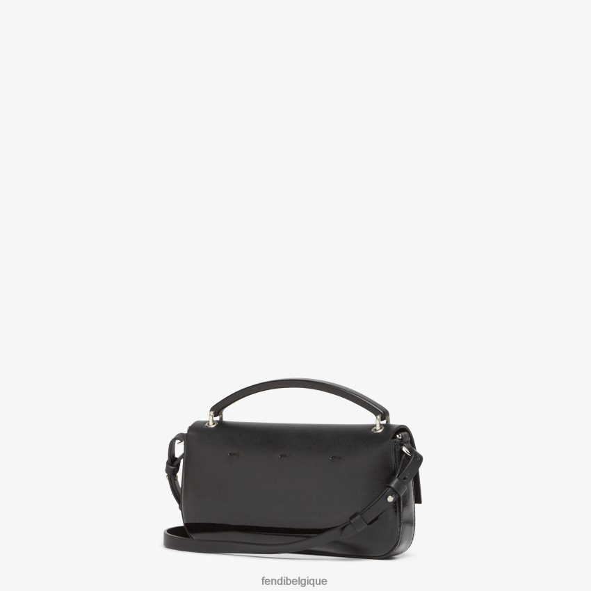accessoires Fendi pochette en cuir verni noir femmes 8X8J2J743 Fendi Belgique