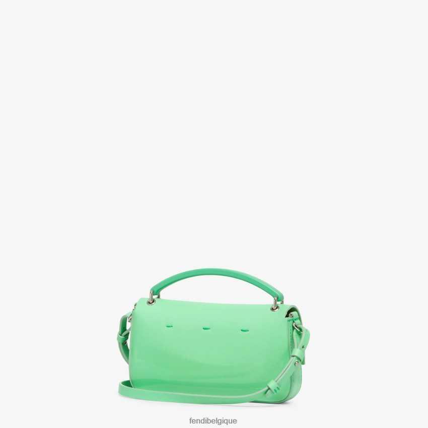 accessoires Fendi pochette en cuir verni vert femmes 8X8J2J734 Fendi Belgique
