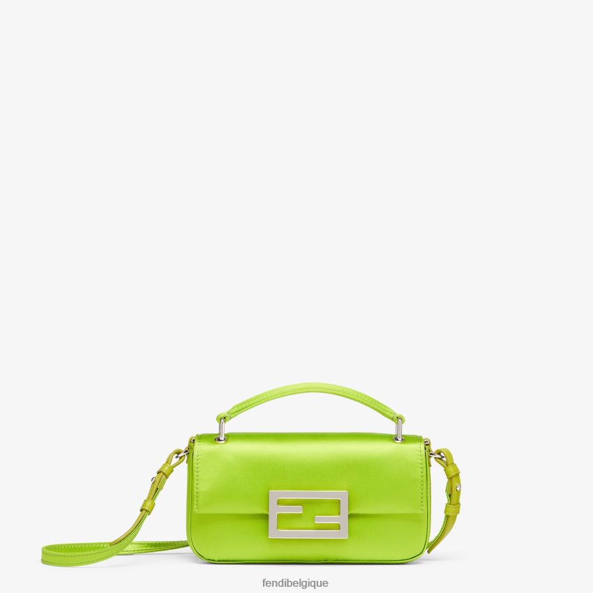accessoires Fendi pochette en soie acide vert femmes 8X8J2J800 Fendi Belgique