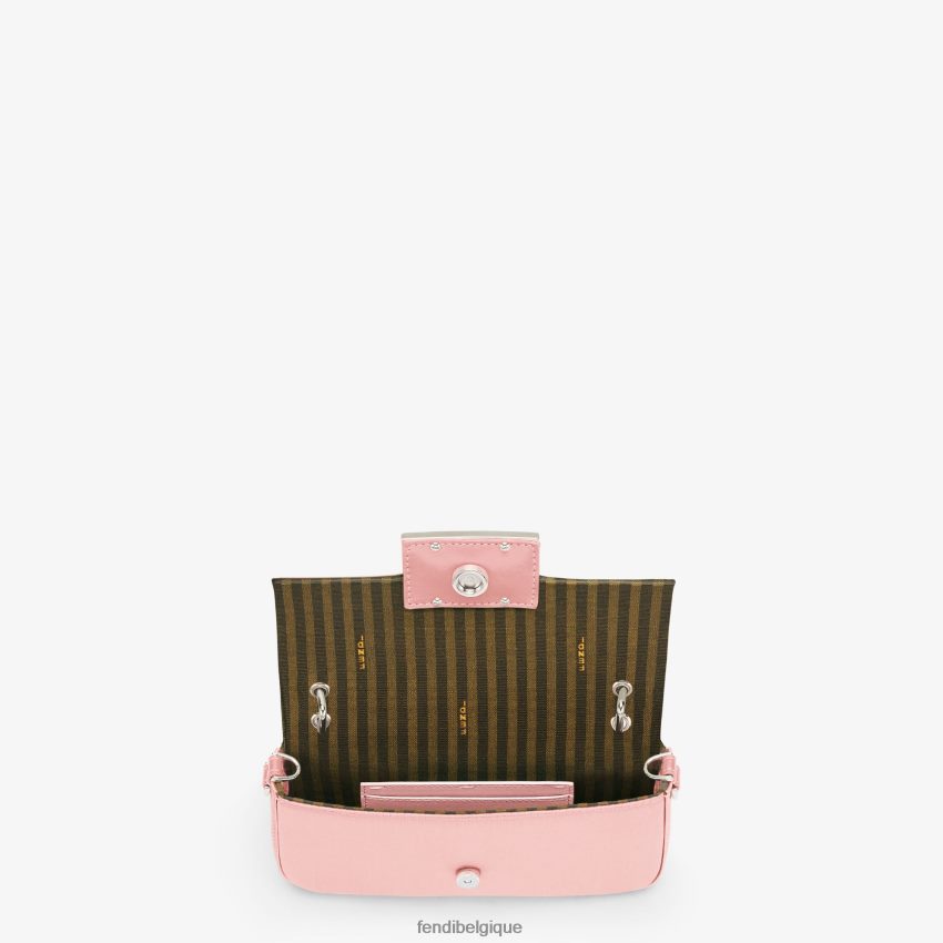 accessoires Fendi pochette en soie rose femmes 8X8J2J809 Fendi Belgique