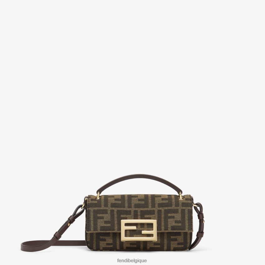 accessoires Fendi pochette en tissu ff brun femmes 8X8J2J675 Fendi Lunette De Soleil