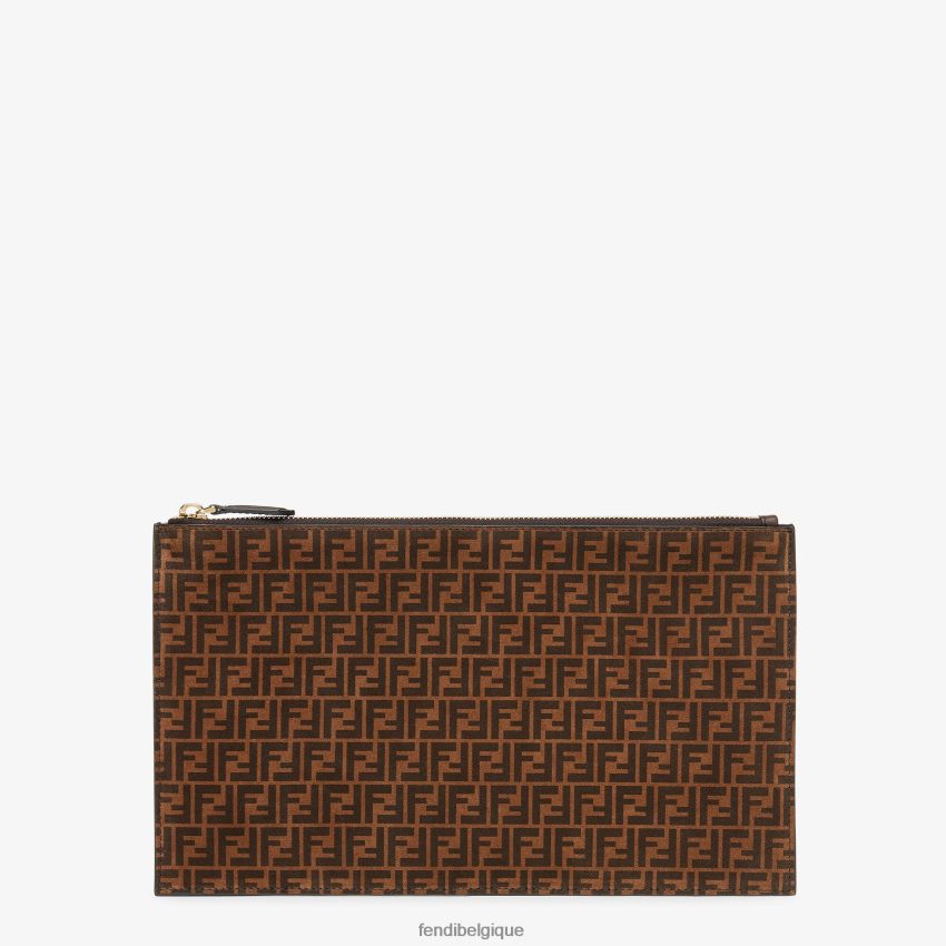 accessoires Fendi pochette plate en cuir de taille moyenne mode femmes 8X8J2J1554 Fendi Lunette De Soleil