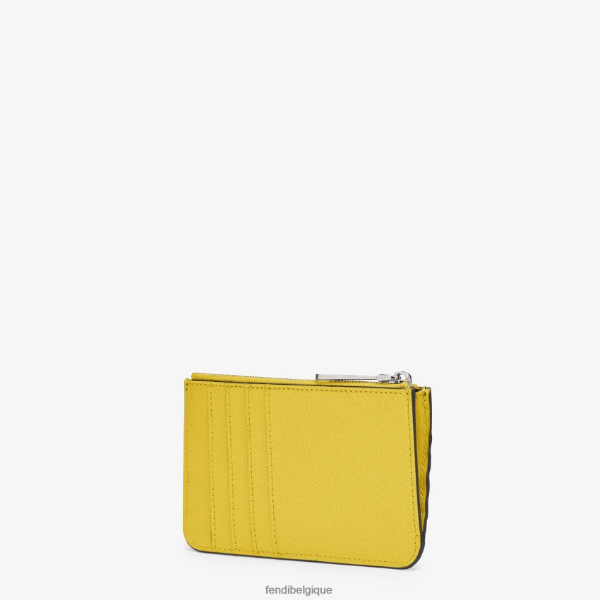 accessoires Fendi étui à clés en cuir brun femmes 8X8J2J1579 Fendi Sac