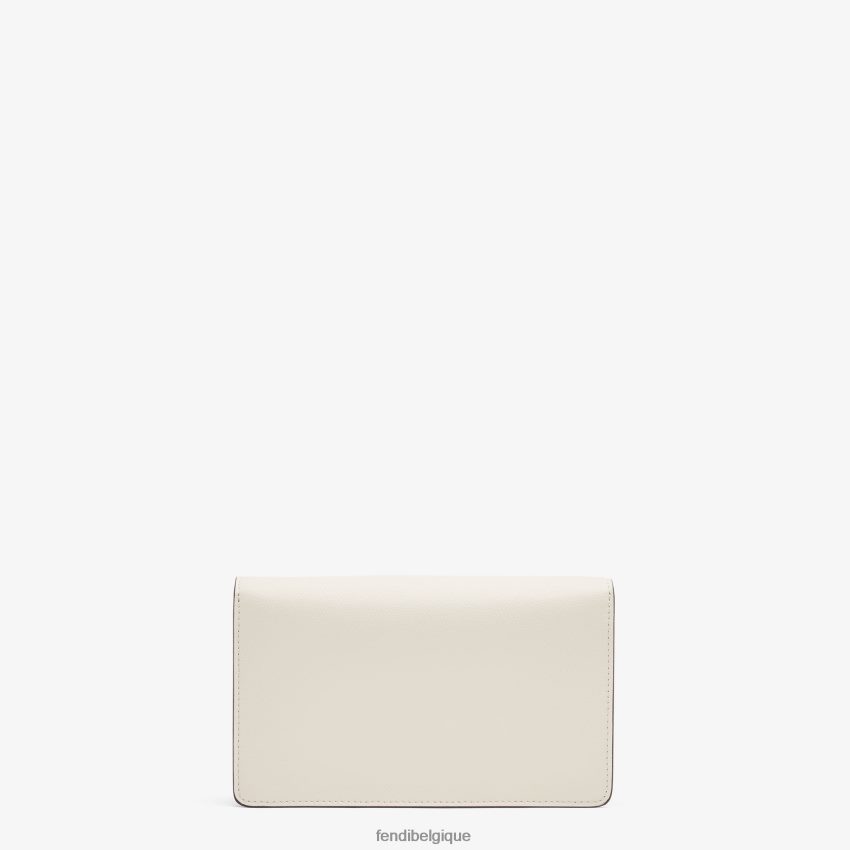 accessoires Fendi portefeuille bicolore en cuir et camélia multicolore femmes 8X8J2J1437 Fendi Lunette De Soleil