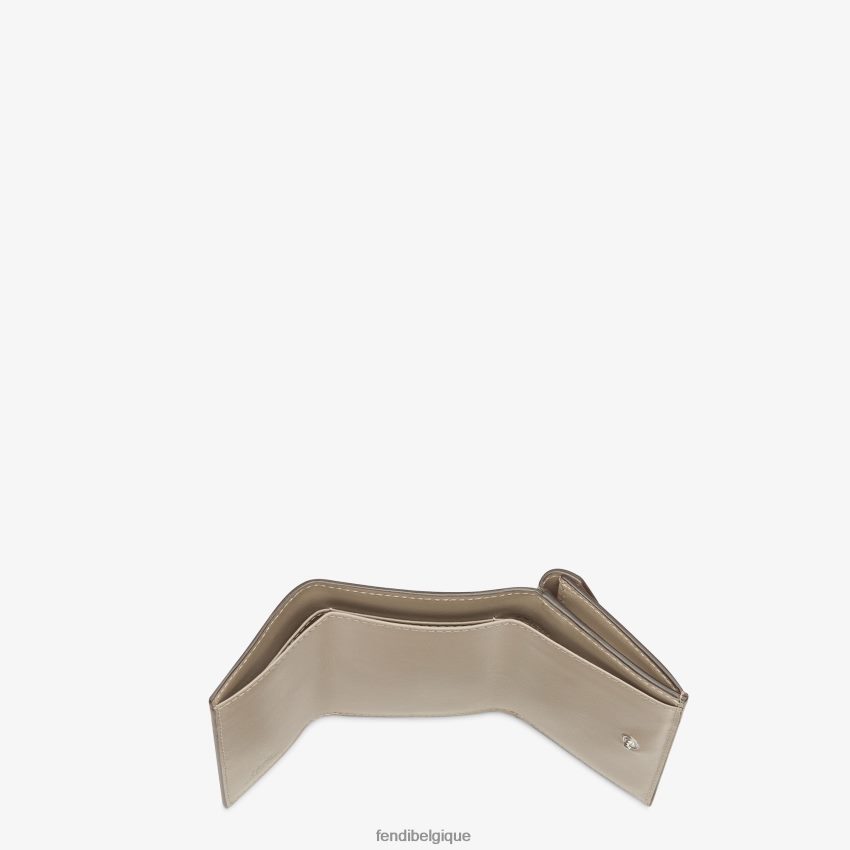 accessoires Fendi portefeuille en cuir bicolore et tourterelle rose femmes 8X8J2J1471 Fendi Sac