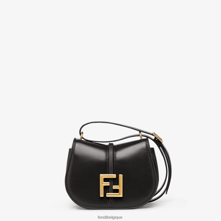 accessoires Fendi allez mini sac en cuir noir femmes 8X8J2J521 Fendi Belgique