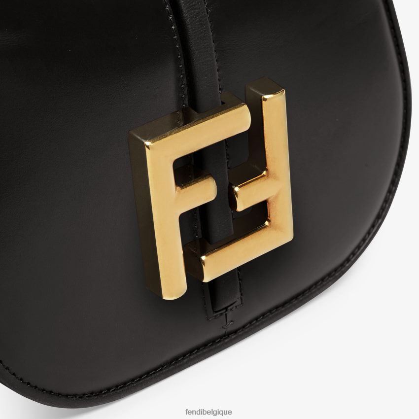 accessoires Fendi allez mini sac en cuir noir femmes 8X8J2J521 Fendi Belgique