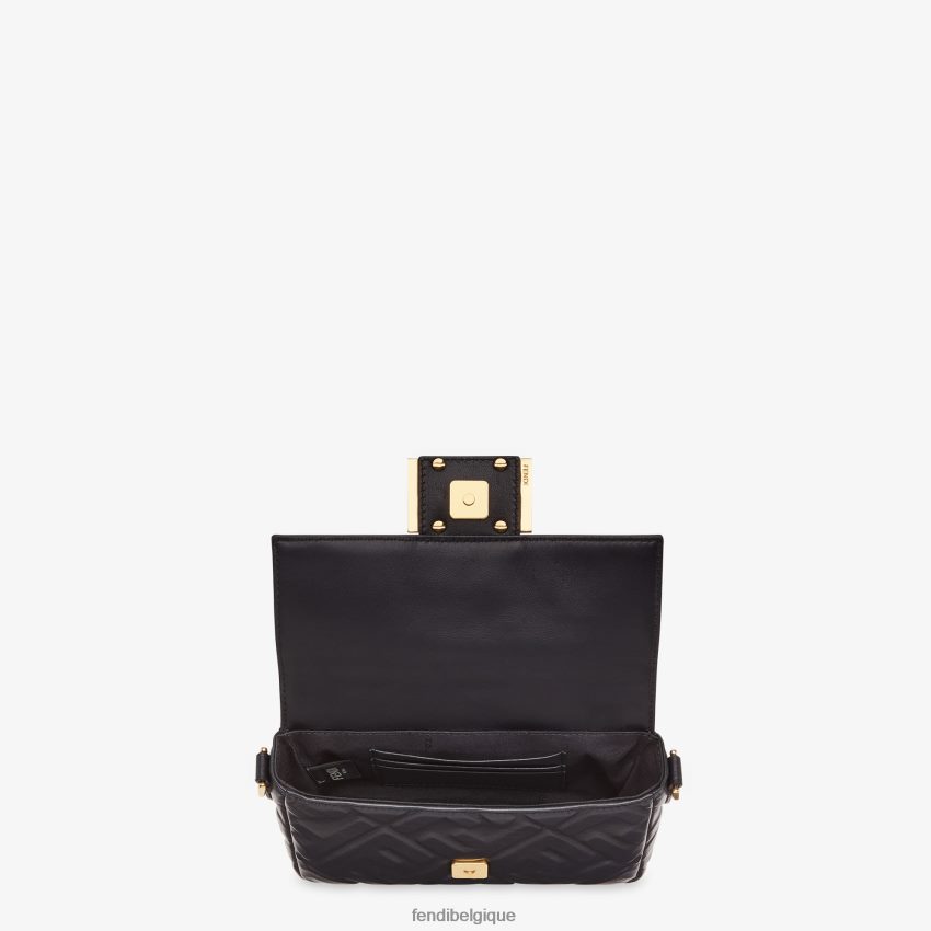 accessoires Fendi mini sac baguette en cuir noir femmes 8X8J2J549 Fendi Lunette De Soleil