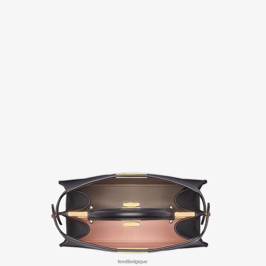 accessoires Fendi petit sac en cuir Peekaboo Iseeu noir femmes 8X8J2J606 Fendi Lunette De Soleil