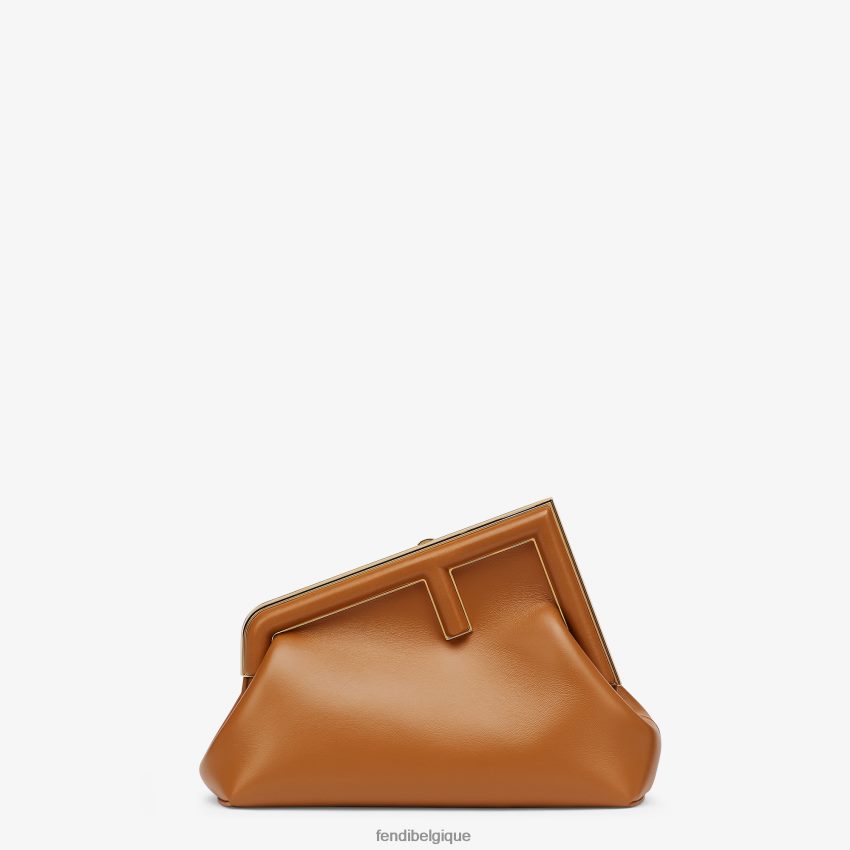 accessoires Fendi petit sac en cuir brun femmes 8X8J2J573 Fendi Lunette De Soleil