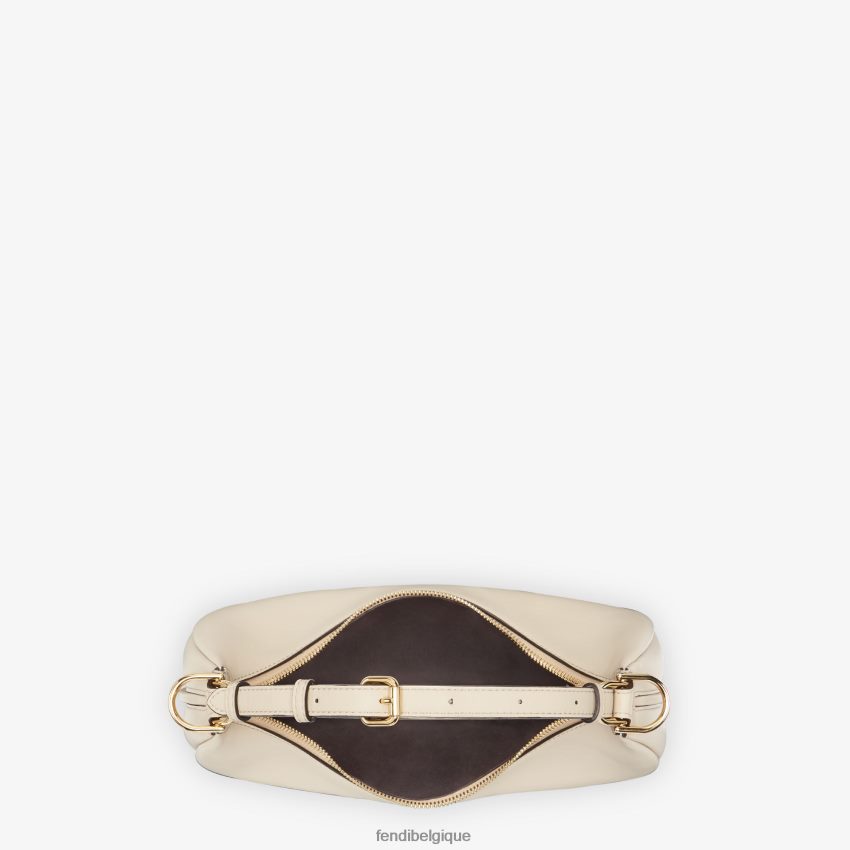 accessoires Fendi petit sac en cuir graphy beige femmes 8X8J2J845 Fendi Belgique