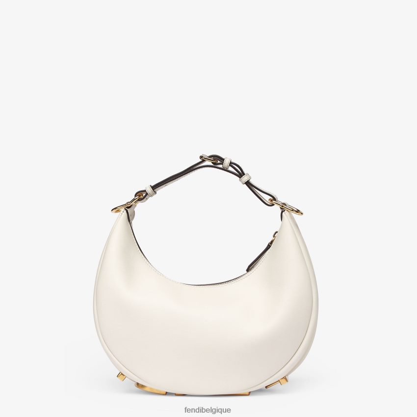 accessoires Fendi petit sac en cuir graphy blanc femmes 8X8J2J570 Fendi Lunette De Soleil