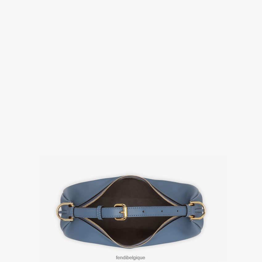 accessoires Fendi petit sac en cuir graphy bleu femmes 8X8J2J698 Fendi Belgique