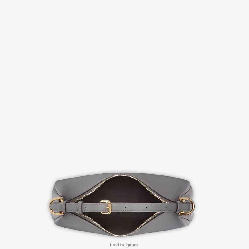 accessoires Fendi petit sac en cuir graphy gris femmes 8X8J2J832 Fendi Sac